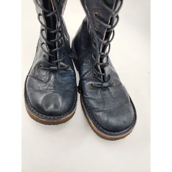 Patrizia PePe boots Blue EU 34 US 4 - Picture 5 of 11